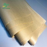 Food Industrial Use 40gsm +10g PE Coated Kraft Paper Roll Strong Strength